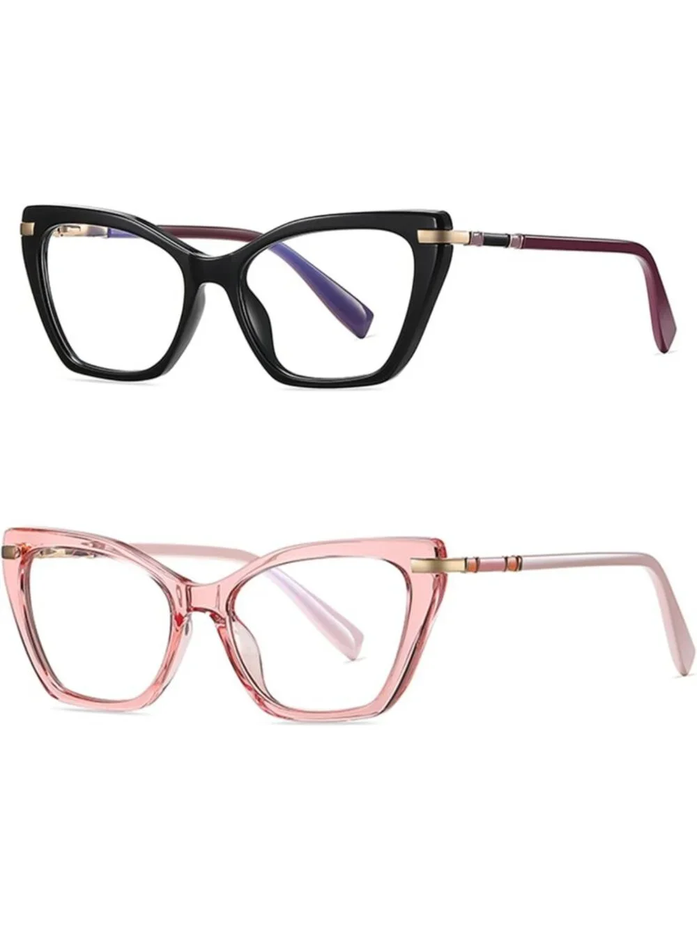 Stylish Cat Eye Blue Light Blocking Glasses for Eye Protection & Fashion